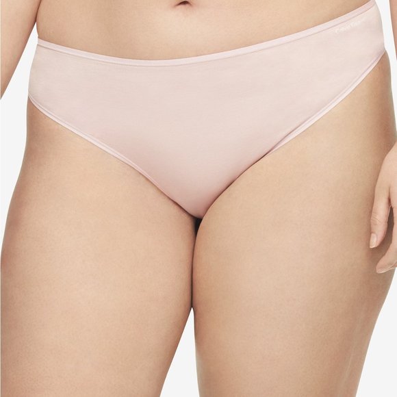 Calvin Klein Plus Size Form Stretch Bikini QD3708-698 Pink 1X - Picture 1 of 1